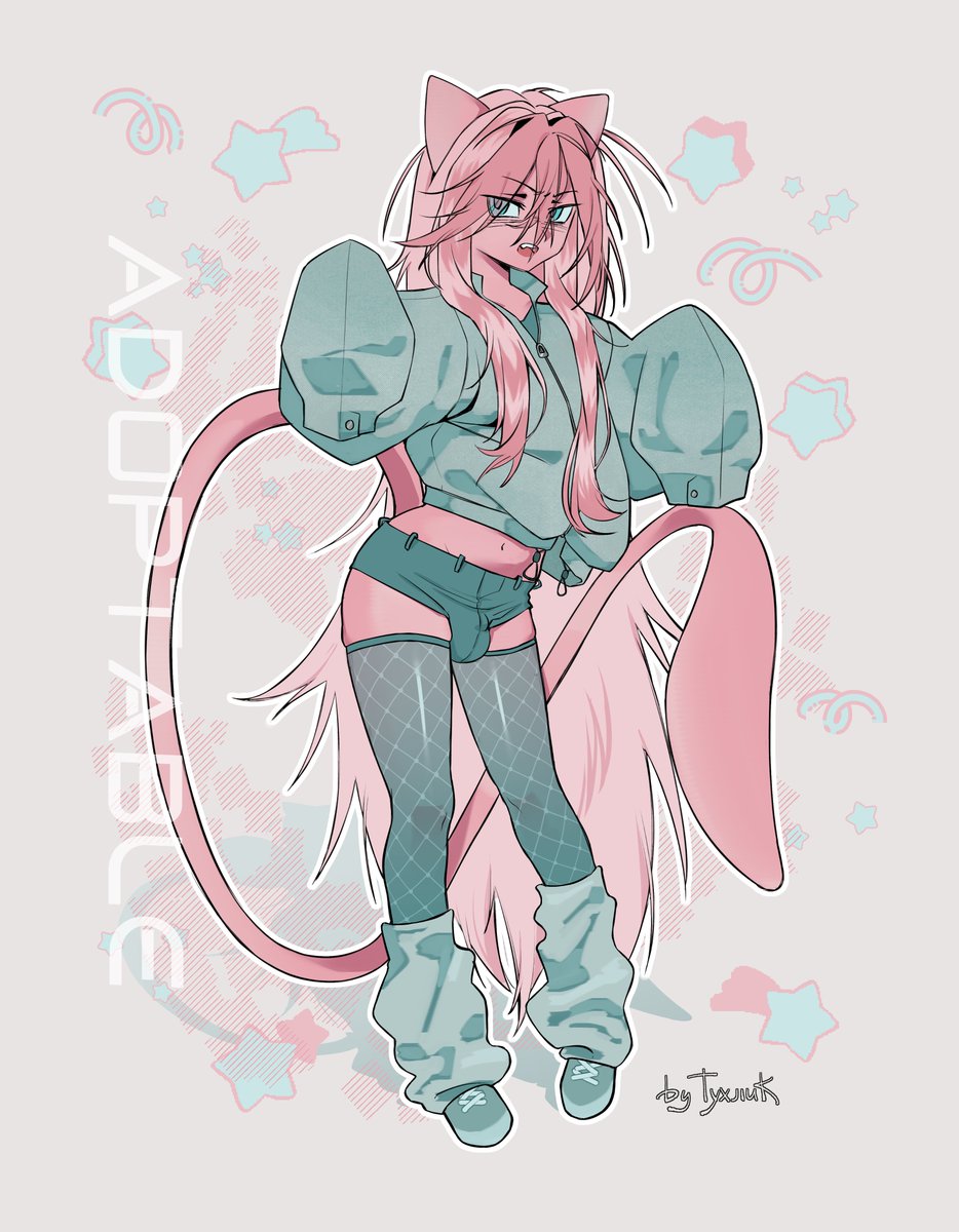 Soch0k's tweet photo. Mew street bad femboy adopt

SB: $60 
Min: $2 
AB: $500

#adoptables #adoptable #adopts #oc #furry #MEW #femboy #adoption #pokemon https://t.co/ZLGm9terUf