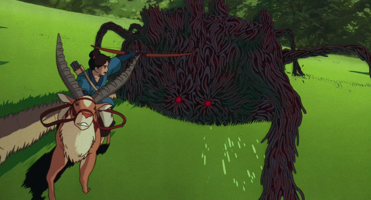 retro_anime's tweet photo. Princess Mononoke (1997) https://t.co/jiQ3srHBG1
