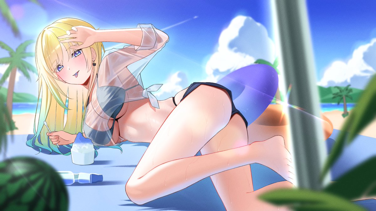 asagayu317's tweet photo. エマたそ水着
#えまぁーと https://t.co/VYNARmvk5c