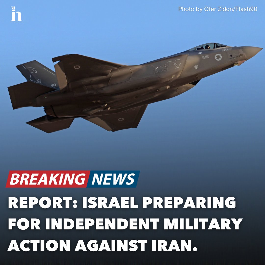 HananyaNaftali's tweet photo. Israel has reportedly informed the U.S. that it is prepared to strike Iran on its own if necessary.

The Jewish state has the right and the capability to protect itself from Iranian aggression. https://t.co/9nSxjNAod1
