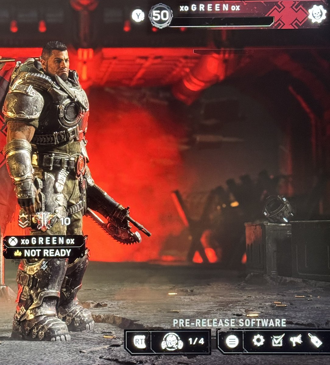 xMRDGx's tweet photo. Mission completed. ⚙️💚
Maxed out at Level 50! 🔥
The Beta was an absolute blast! Horde Siege 💯, PvP⚙️, - I couldn’t stop playing.
Bring on E-Day! 🩸⚙️
But the fight doesn’t stop here!
⚙️
💚
⚙️
#GearsofWarEDay #GearsofWar #GearsofWarEDayBeta #Gears #pvp #HordeSiege
@GearsofWar @CoalitionGears @Community_Gears
@guywelch2000 @aarongreenberg
@Kate_JRayner @nickytwit
Well done! 💚💯⚙️