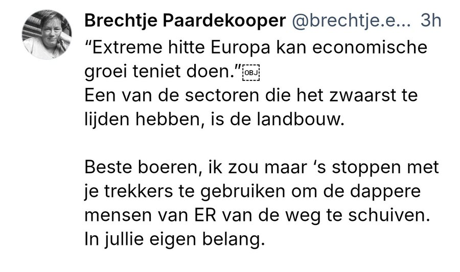 EelcoHoecke's tweet photo. Brechje Paardenkop neemt het ook nog eens voor de linkse blokkeergekkies van XR op.... https://t.co/93UsBlQICx