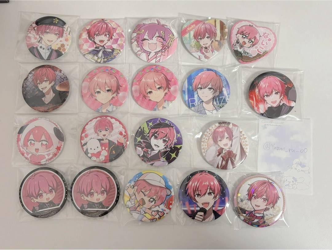 Shiu_sng's tweet photo. いれいす 缶バッジ 買取

譲▶︎画像のもの(🐤、💎、🍣、🤪(🐱))
求▶︎PayPay(マネーライト、現金書留可)

レート考慮の上ご希望の金額をご提示お願いいたします。
他にも投稿あるので良ければご覧下さい。
郵送希望
検索からもお気軽にお声掛けください。
#いれいすグッズ買取 
#いれいすグッズ交換 https://t.co/TOV12K1vPo