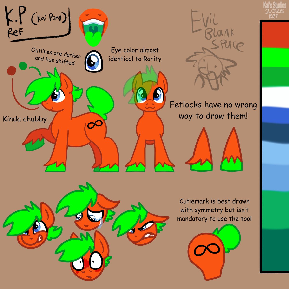 Kaisstudiosart's tweet photo. K.P ref sheet https://t.co/O2dd1MgK4L