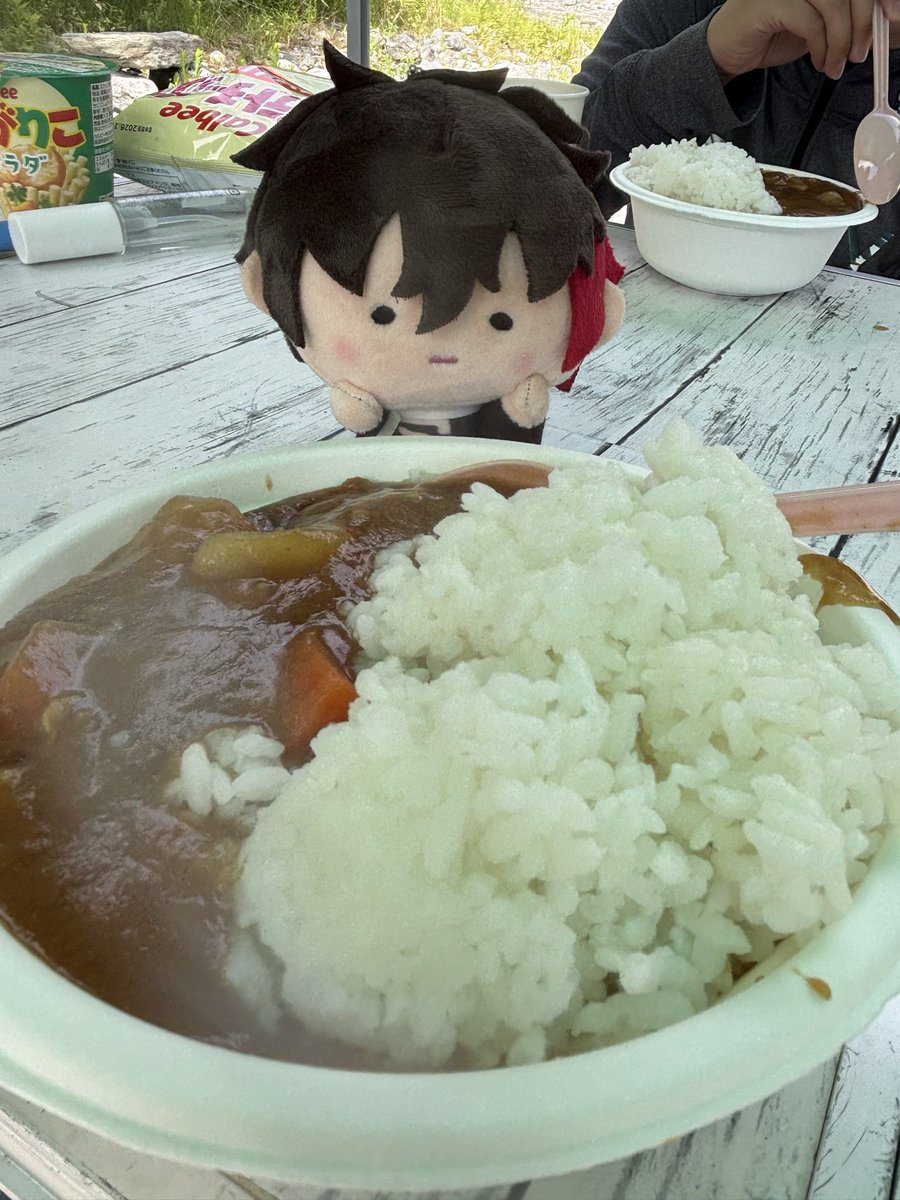 sassa523's tweet photo. 蓋を押さえてご飯🍚が出来るの待ってるスボミーとゲンガー
大盛りのカレー🍛を喜んでるうちの肥前くん https://t.co/TSWwZd1Lji