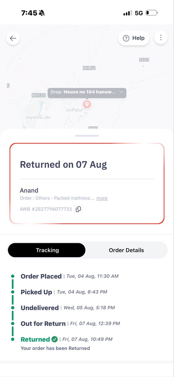 manoj182600's tweet photo. @delhivery @Delhivery_ I had sent my mattress as a parcel, but later requested it to be returned. However, the mattress I received back is not the same mattress that I originally sent. I received a different mattress instead. https://t.co/vWfQtw9J1G