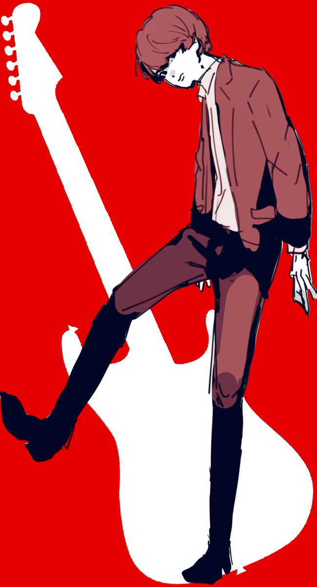 Moi_110P's tweet photo. フォルダから発掘された絵🎸 https://t.co/4sDx2BosDr