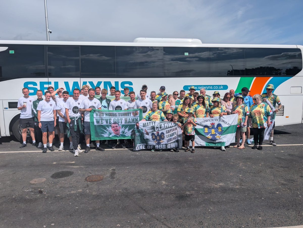 NorthwichVicsFC's tweet photo. πππ ππππππππ ππ ππππ
Everyone loves an @EmiratesFACup away day right?
#UpTheVics | #PinaColada | #GreenArmy https://t.co/uAcmOVAsJV