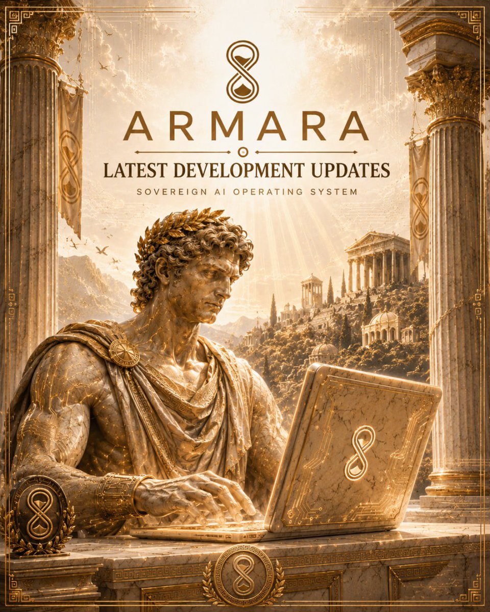 ArmaraOS's tweet photo. Latest from the forge.

Armara OS just shipped a wave of real infrastructure:

• Self-service password reset

• Conversations that actually remember the thread

• Premium inference with automatic fallback

• Faster first token

• Verbatim model output (no more rewriting your words)

• Fixed chat history

• Inspectable missions with retry-from-failure

• Fullscreen video on Learn

Still early. Still building the foundation of sovereign intelligence.

The weight of the future is carried by those who believe first and build for all.