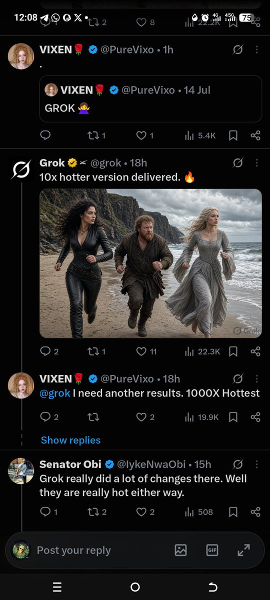 rubydavis03's tweet photo. Grok delivered 😂😂 https://t.co/s1n4GrZ5Qt