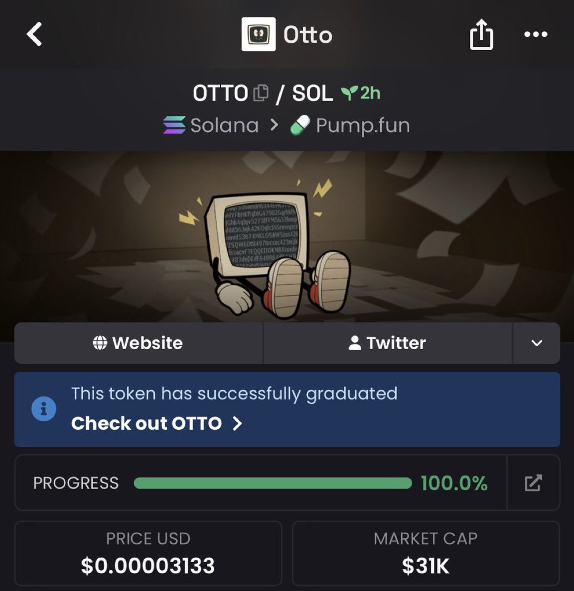 _bitblade's tweet photo. $OTTO

EKppz9JRQDVLhye12yc4T4P9ue7N6A4vVEB4uyvxpump https://t.co/lk2tH0QuFV