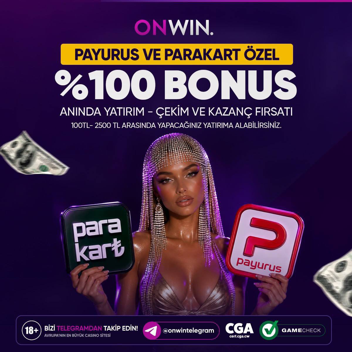 onwinx_sosyal's tweet photo. 🤚 Payurus ve Parakart’a Özel %100 Bonus!
✅ Kazancını büyütmenin tam zamanı!
💰100 TL–2.500 TL arası yatırımını yap, bonus seçeneğini işaretle ve %100 bonus fırsatını kaçırma.
👉 Avantajlı başlangıç için hemen hesabına giriş yap!
#onwin #denemebonusu https://t.co/3aVa6d39RD