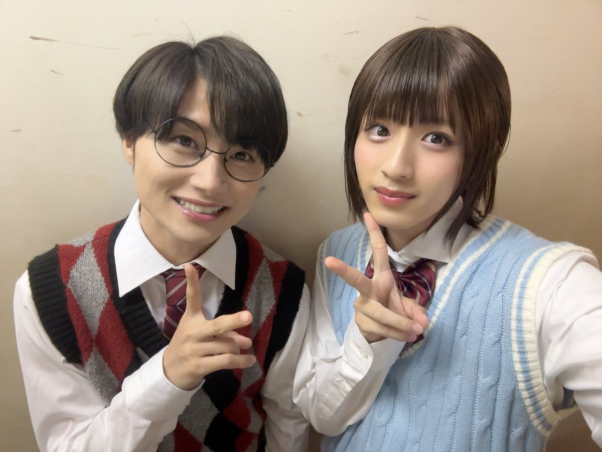 T3SSH1N_1_1_1_8's tweet photo. #覇権DO 3日目！5.6公演目！
ご来場ありがとうございました！！

明日も2公演！よろしくお願いします！
サトシくんと！📸 https://t.co/KjmGfh9NVY