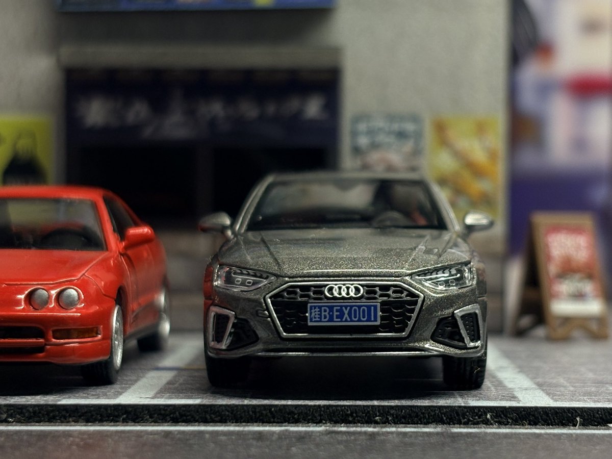 Stagea_300RX's tweet photo. Masdi 1/64 アウディA4L 40TFSI S-Line (2024年式）

 #masdi  
#ミニカー https://t.co/2o7cObmkYh