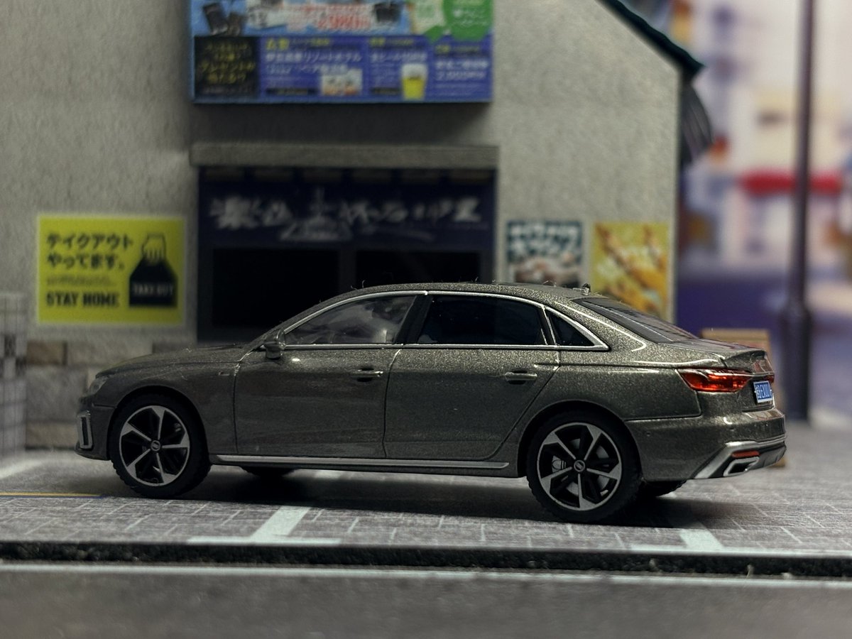 Stagea_300RX's tweet photo. Masdi 1/64 アウディA4L 40TFSI S-Line (2024年式）

 #masdi  
#ミニカー https://t.co/2o7cObmkYh