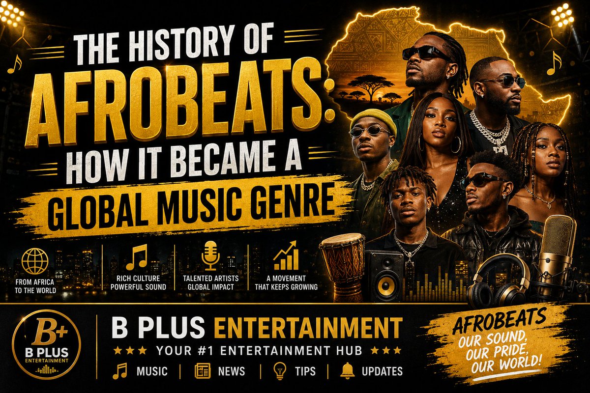 deegrin1994's tweet photo. Looking for the hottest Afrobeats songs of 2026? 🇳🇬🎶
I just published my latest article on B Plus Entertainment.
👉 Read the full list here:
🔗https://t.co/2mxJA6hwDf�
❤️ Like • 💬 Comment • 🔄 Share
Which song is your favorite? 👇🔥
B PLUS ENTERTAINMENT
🎵 Music | 📰 News | https://t.co/Nxk1JpUlrC