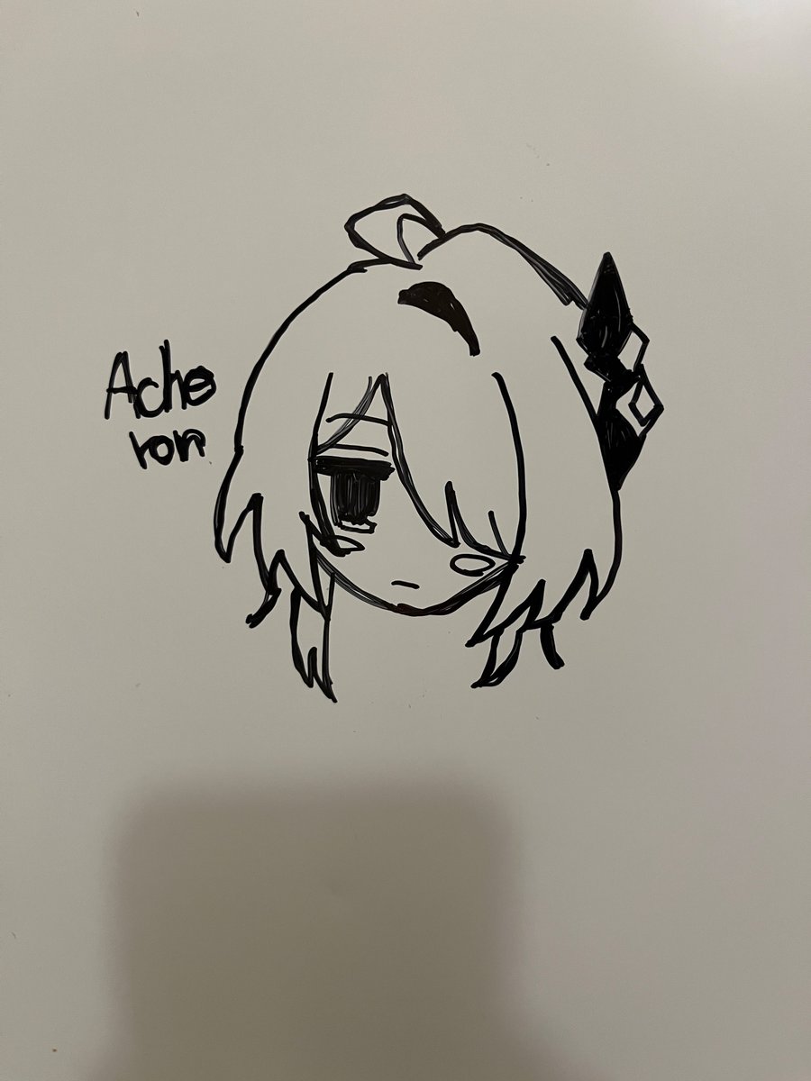 H03_K_'s tweet photo. 冷蔵庫に描いた黄泉かわいいね https://t.co/TEMwPL1EHT