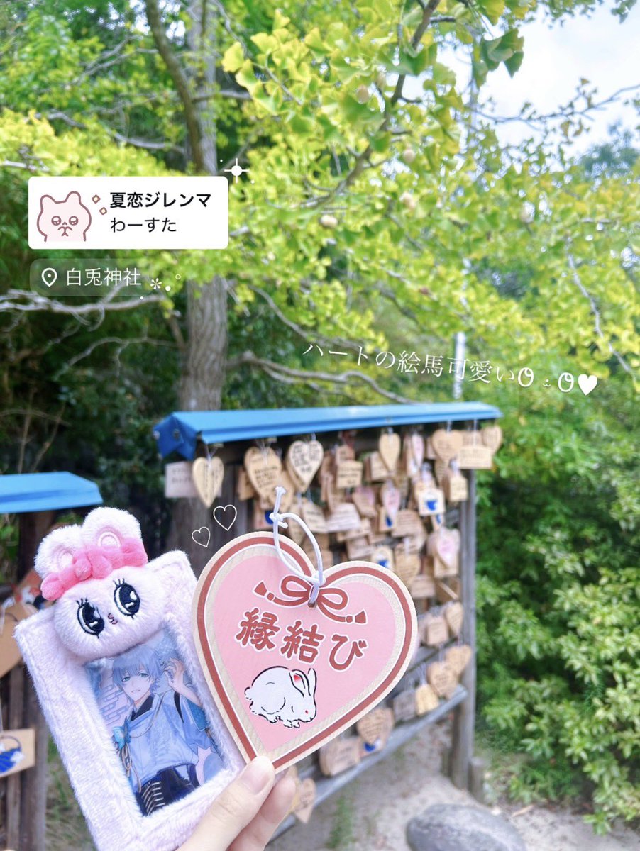 8zklv's tweet photo. 📍白兎神社
色んなところに兎さんがいっぱいいたり、ハートの絵馬があったりめっちゃ可愛い神社だった(𓈒ʚ̴̶̷̷̥ ⩊ ɞ̴̶̷𓈒)⛩💘
近くに海もあってすごく綺麗だよ~🫧݁𖥔.
皆も行ってみて𐐃 ·̫ 𐐃♡ https://t.co/oSIhW3OJnC