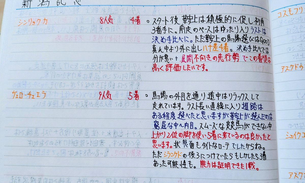 notebook_keiba_'s tweet photo. ヴェローチェエラ
新潟記念後のレース回顧

#ヴェローチェエラ
#レース回顧 https://t.co/4otnqGw2RS