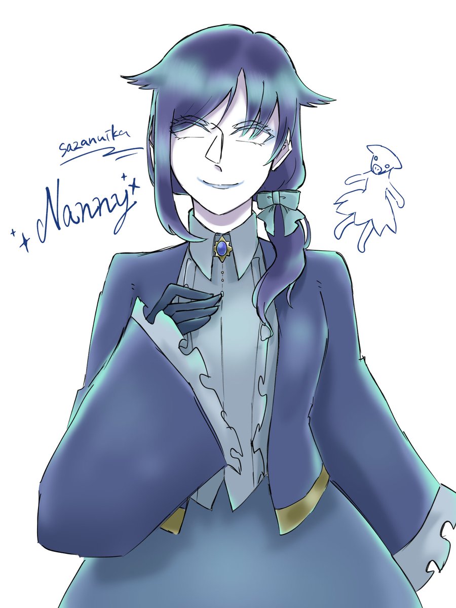sazanuika's tweet photo. #GoB擬人化 
ナニーちゃん https://t.co/P7O76mPftJ