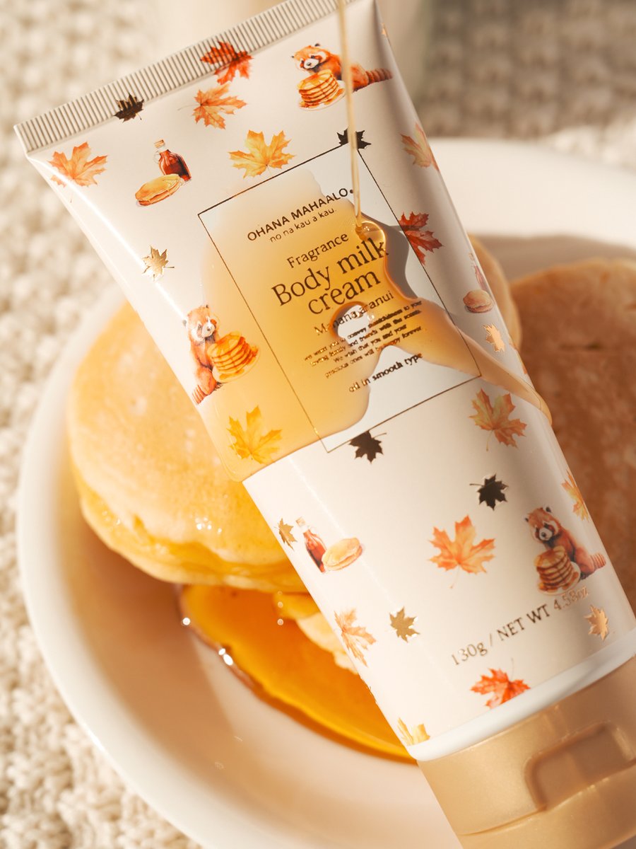 OhanamahaaloJ's tweet photo. ＼ NEW ／
秋を先どり🧡
限定メープルの香り🍁🥞
🍁🥞🍁🥞🍁🥞🍁🥞🍁

🍯マハナ アラヌイ🍯
Mahana aranui

ヘーゼルナッツの香ばしさに、
シュガーやハニーの琥珀色に輝く
甘く濃厚な香りをとろりと絡めた、
幸せな気持ちになれる
#メープルシロップ の香り🍁🥞

思わず深呼吸したくなるような、
“ご褒美の甘さ”にキュン🍯🤍

#新商品 #オハナマハロ