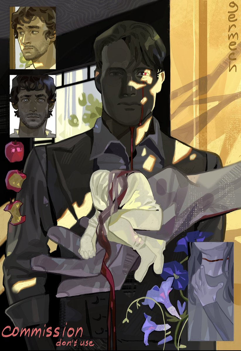 _Germech_'s tweet photo. #hannibal #hannigram #art https://t.co/UuEoyQtkqJ
