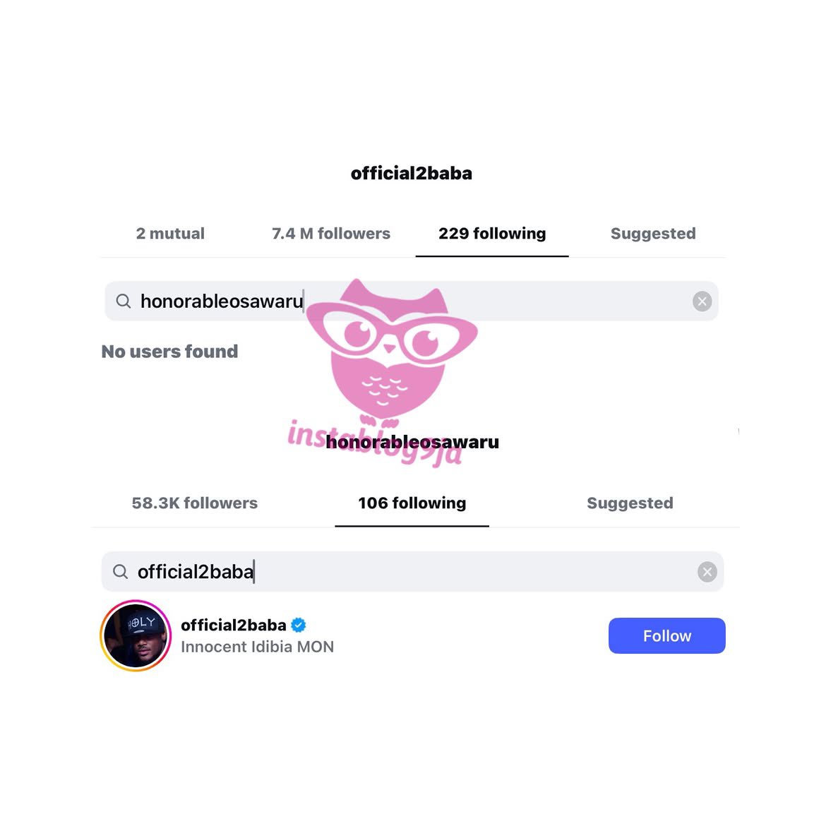 instablog9ja's tweet photo. 2Baba Unfollows His Wife, Hon. Natasha Osawaru, Hours After She Allegedly Tried to Abd¥ct Him at Abuja Event https://t.co/KD8UQRzs63