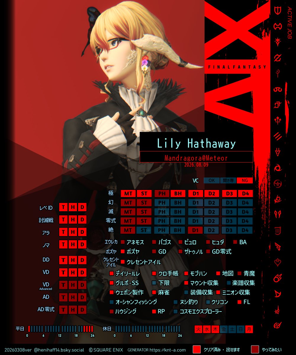 lilyhathaway817's tweet photo. ミラプリ、SSだいすきなｱｳﾗﾁｬﾝ！✨
ギス❌わちゃ️⭕️エンジョイ勢✧︎*。

黄金極から高難度も挑戦中( * ॑꒳ ॑*)

エオに降り立った日から｢いつかは絶｣を目標に楽しんでます(◍︎´꒳`◍︎)

基本受け身なので声掛けやお誘い嬉しいですっ
#後角愛好会 #FF14キャラクターカード #FF14キャラカ https://t.co/IqZzkBSyXc