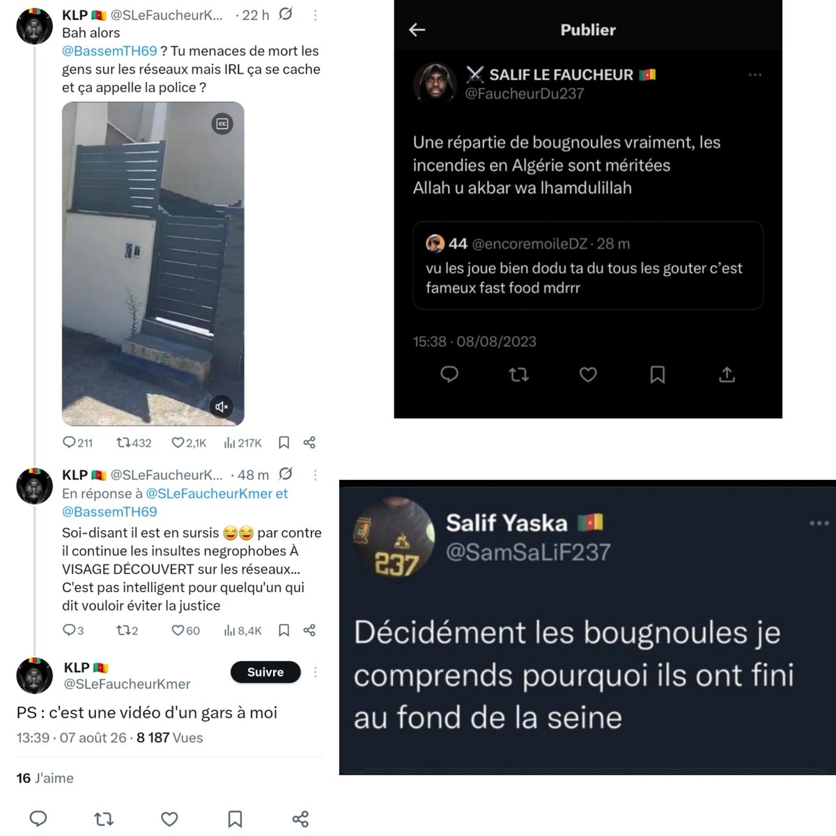 Teix2107's tweet photo. @SLeFaucheurKmer @SabBen88 @BassemTH69 Ha ouais ? Pourtant c'est bien toi qui revendiques publiquement être raciste et c'est toi aussi qui affirme vouloir agresser des gens innocents uniquement pck tu deteste les rebeux. Donc oui t'es pire que Bassem vu qu'il a jamais été aussi loin https://t.co/INpH203Wsy