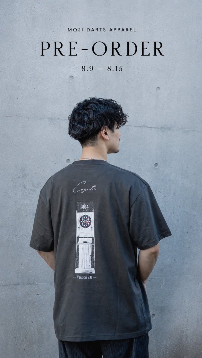 mojidarts's tweet photo. MOJI DARTS APPAREL COLLECTION
期間限定販売

普段から自分たちが着たいと思えるものを形にしました。
2デザイン / 各2カラー / S〜XL

在庫分は3日以内に発送、予約受付は8月15日まで。送料無料。

https://t.co/iVi5vl55Gj https://t.co/EDVfT6PYEY