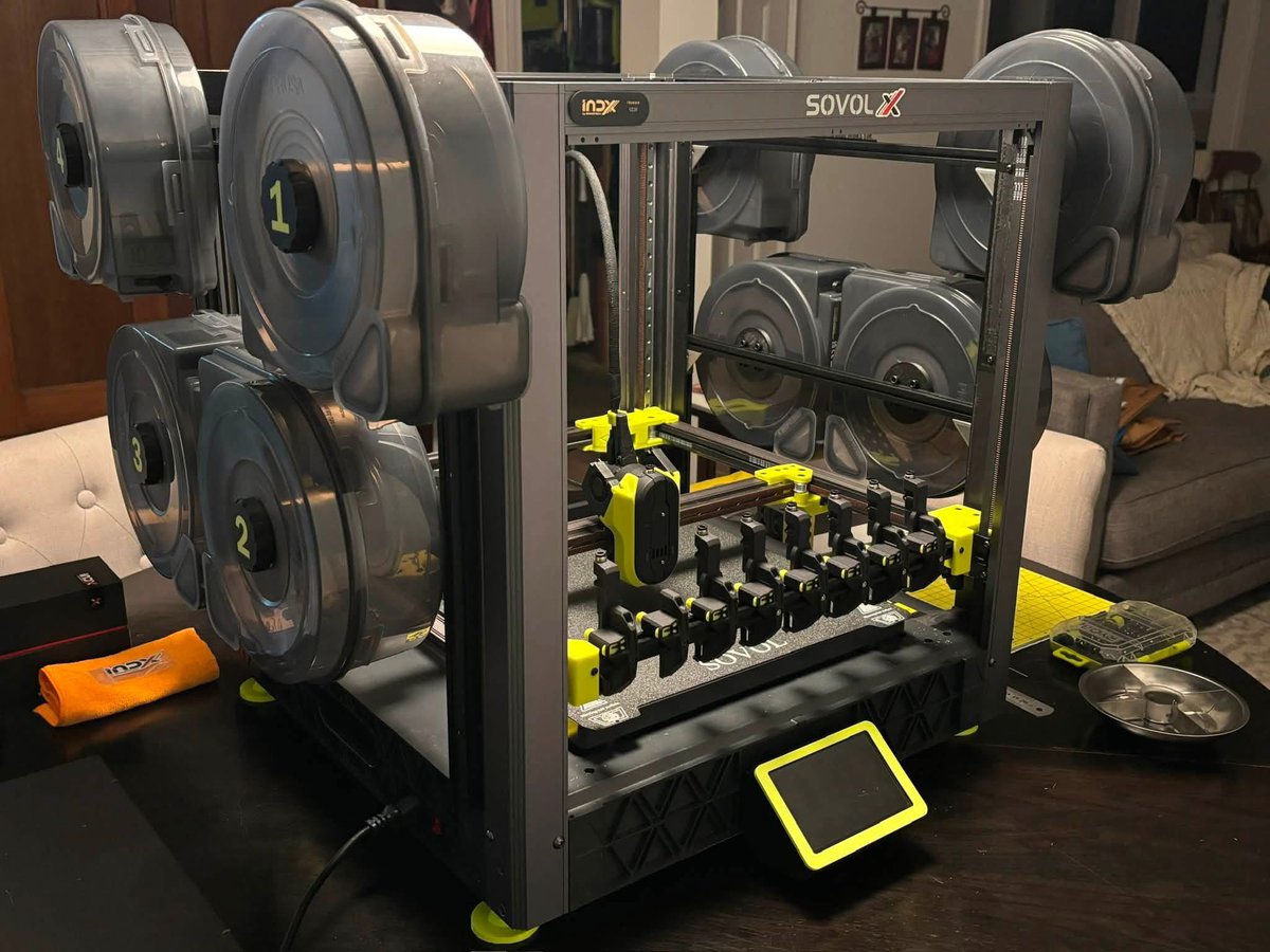 Sovol3d's tweet photo. Eight tools. Calibrated and ready. Almost there — and we're cheering you on! 🔧🎉
#SV08Indx #SovolCommunity https://t.co/SviSdExtZ0