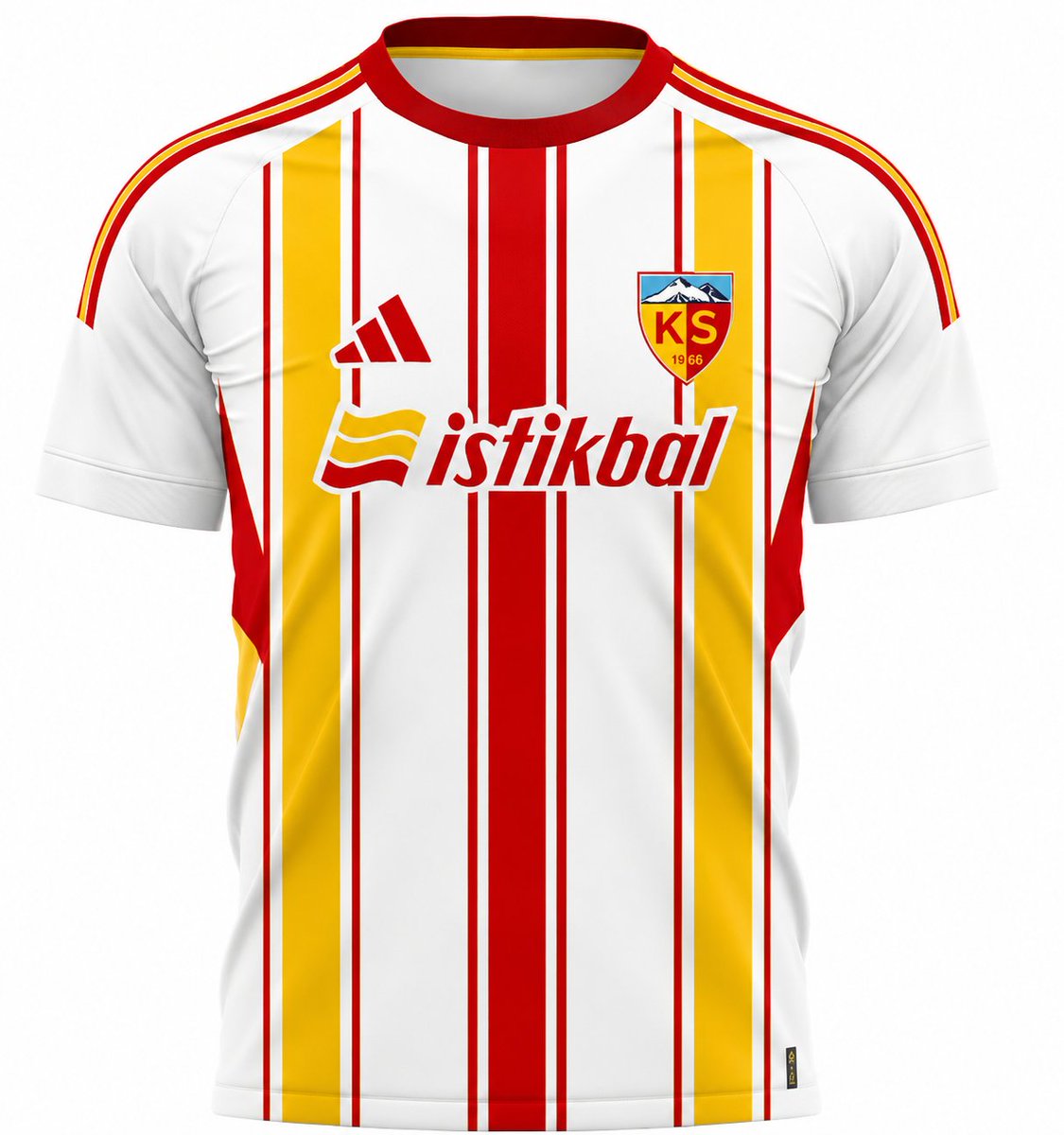Ksavas_ozdemir's tweet photo. @MemduhBorazan Beyaz forma bu şekilde dizayn edilse herhalde mükemmel olurdu 
Aynı forma,aynı tasarım  sadece Kayserispor'un renklerini ekledik bu kadar https://t.co/LqmFNNDZcM