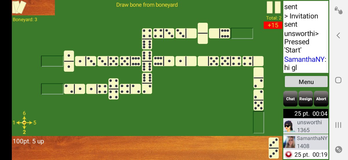 gamecolony's tweet photo. Dominoes Club

Play domino online on your android with hundreds of real domino players using a central internet domino server.

Dominoes Club app offers 3 versions of online dominoes:
1. Five-up
2. Draw
3. Block

Download:
https://t.co/tya5WwWHiI

https://t.co/4zxPIthLjv https://t.co/yCM1AsIGjp