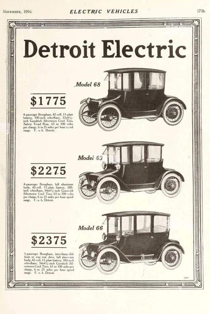BuckRight's tweet photo. 109 years ago. 

Electric cars. 

100 miles per charge. 

25 mph.

We have been sandbagged. https://t.co/GSLylUaKXH