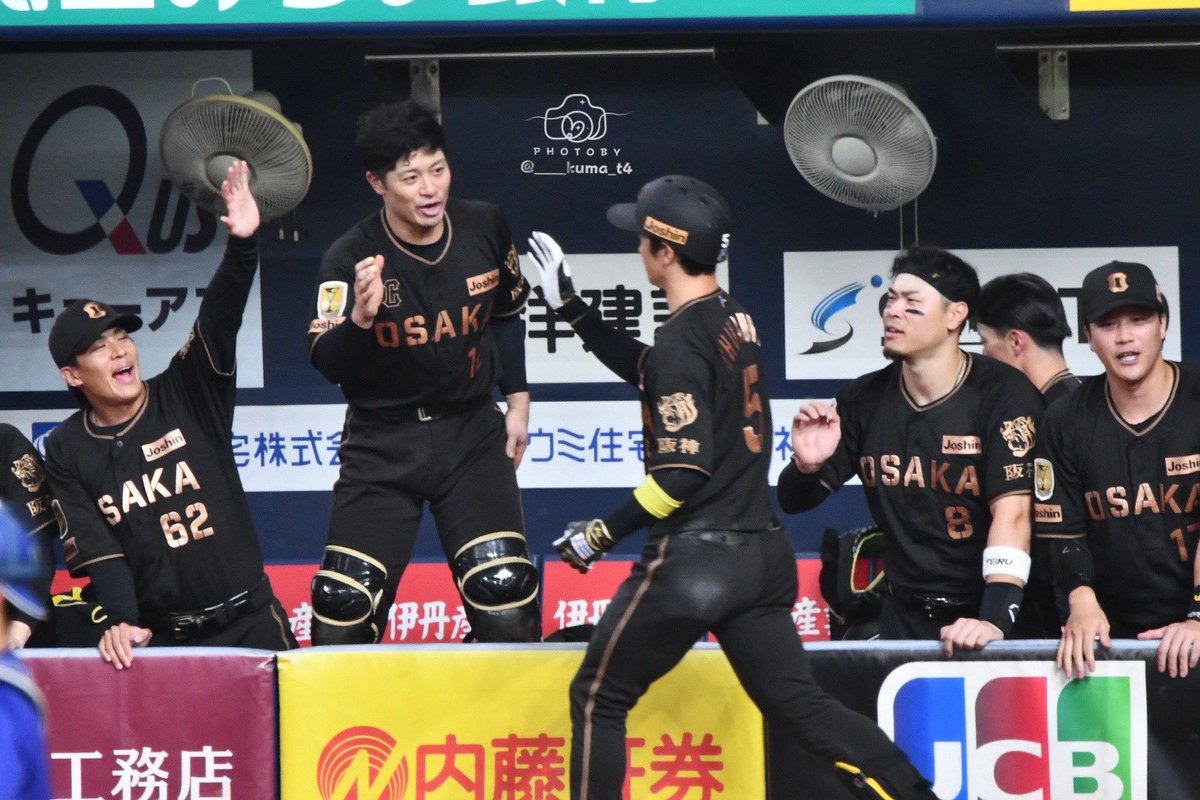 ____kuma_t4's tweet photo. 2026.8.9 京セラドーム大阪

①パワー💪な寅威さん←
②めっちゃ高いとこにいるキャプテン←
③ヤッター！な海くん←

 #近本光司  #伏見寅威  #佐藤輝明
 #坂本誠志郎  #植田海 
 #阪神タイガース #hanshin #hanshintigers https://t.co/iZ4IlIPAun