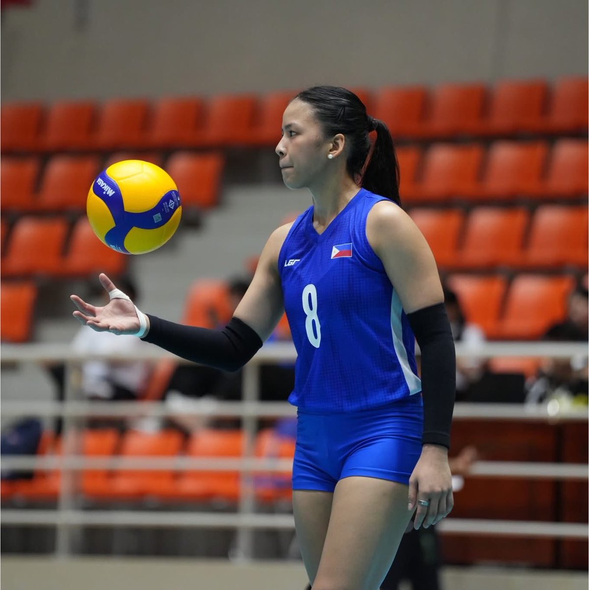 volleytiger's tweet photo. BEST OPEN HITTER! 👑🇵🇭

Eya Laure is named the Best Open Hitter of Leg 2 of the SEA V.Cup! 🏆🔥

Well-deserved, our Clutch Queen! 👏

CONGRATULATIONS, EYA! 🥹🩷 @eyalaureee 

#SEAVCup #AlasPilipinas https://t.co/A4LP3er3md
