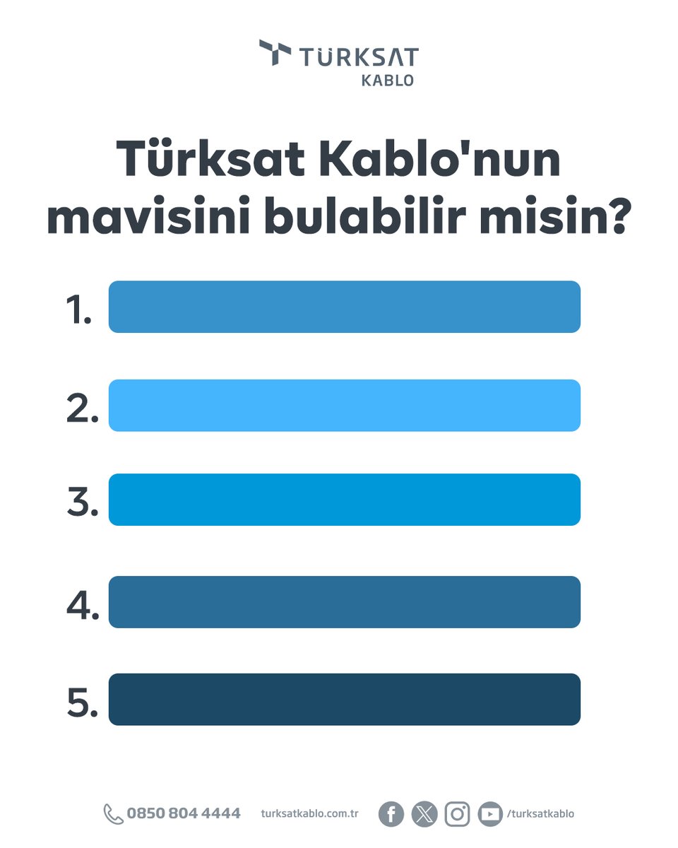 turksatkablo's tweet photo. Mavi de, internet de çok. Ama fiber Kablonet mavisi bir tane. 😎 Bağlantın kadar hızlıysan, doğru maviyi çoktan buldun. 💙⚡

#TürksatHerYerde
#TürksatKablo https://t.co/cgWDx5LMfA