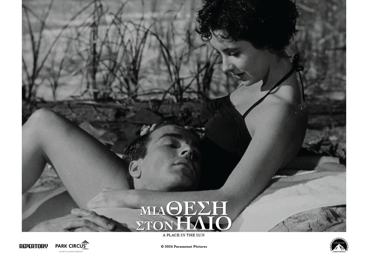 RepertoryGR's tweet photo. "Μια Θέση στον Ήλιο" (* * * * *) του Τζορτζ Στίβενς. Το κλασικό αριστούργημα των έξι Όσκαρ, ΜΟΝΟ ΓΙΑ ΑΠΟΨΕ: Ριβιέρα (Εξάρχεια) (20:40) και DIANA Cinema (Μαρούσι) (18:10). Και συνεχίζουμε από την Πέμπτη 13 Αυγούστου με εκπλήξεις! https://t.co/tRAjZXUpbD #RepertoryGR #freecinema https://t.co/xRgKPtpcB0