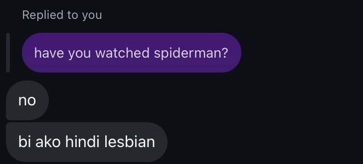 marlbluero_'s tweet photo. mga tomboy talaga ginawang branding ang spiderman https://t.co/q9IfYQVPnl