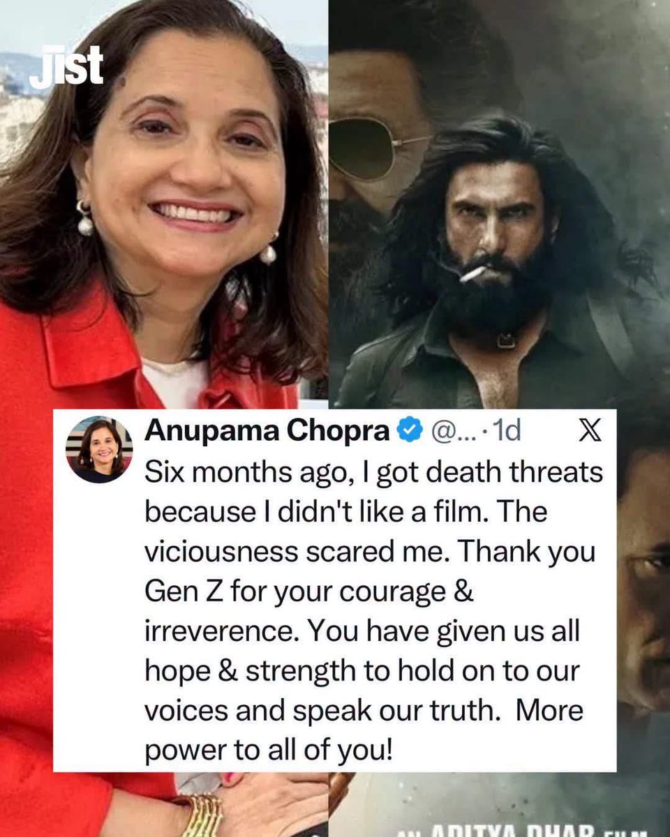 NhCing's tweet photo. You can get a death threats for not liking a film… https://t.co/SLQ9qsq9Pp