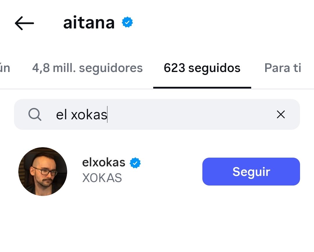 albammmedina's tweet photo. Dejó de seguir a 400 personas y no se le ocurrió dejar de seguir al Xokas https://t.co/kV3rSBZREU