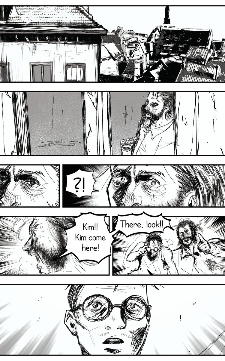 WellenKatze's tweet photo. [1/3] Speed Kim!! - Disco Elysium comic https://t.co/rdqOJ1qJ5c