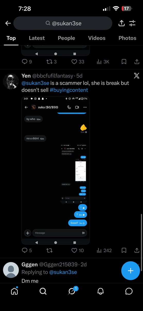skislumper2313's tweet photo. @sukan3se Scammer beware buyers #buyingcontent https://t.co/wCpAu8hK9O