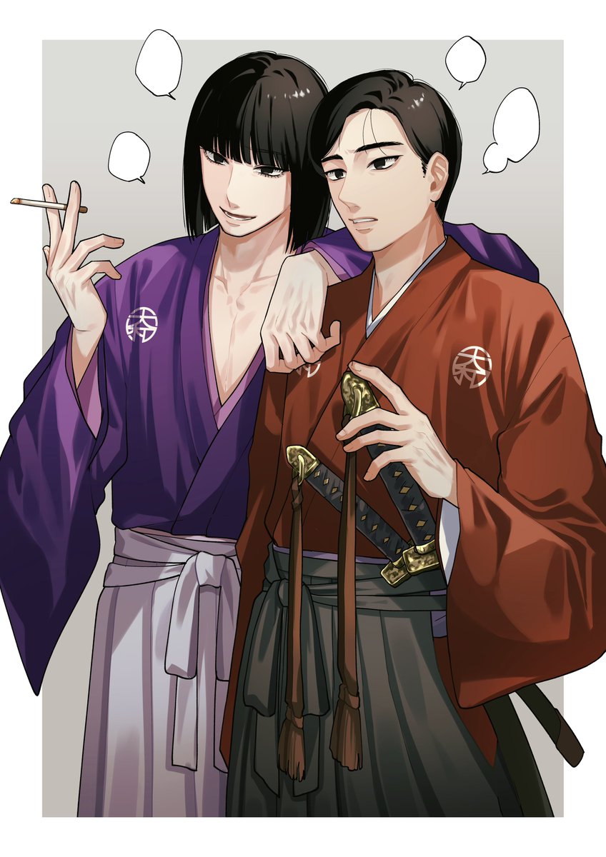 rokuyon__6464's tweet photo. なんか話してる🦊と🟦 https://t.co/ZaeUvoMTCY