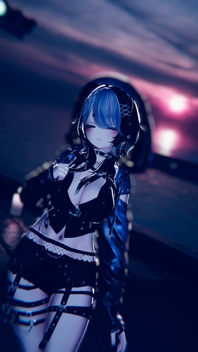tayuta_vrc's tweet photo. きせったを使ってBAD HOODを非対応の萌ちゃんに着せたやつ結構いいのだ
綺麗なワールドと相性良くていい感じのだ
#eden_labs #SAV_AGE #moe3D https://t.co/JgX3DnsxiK