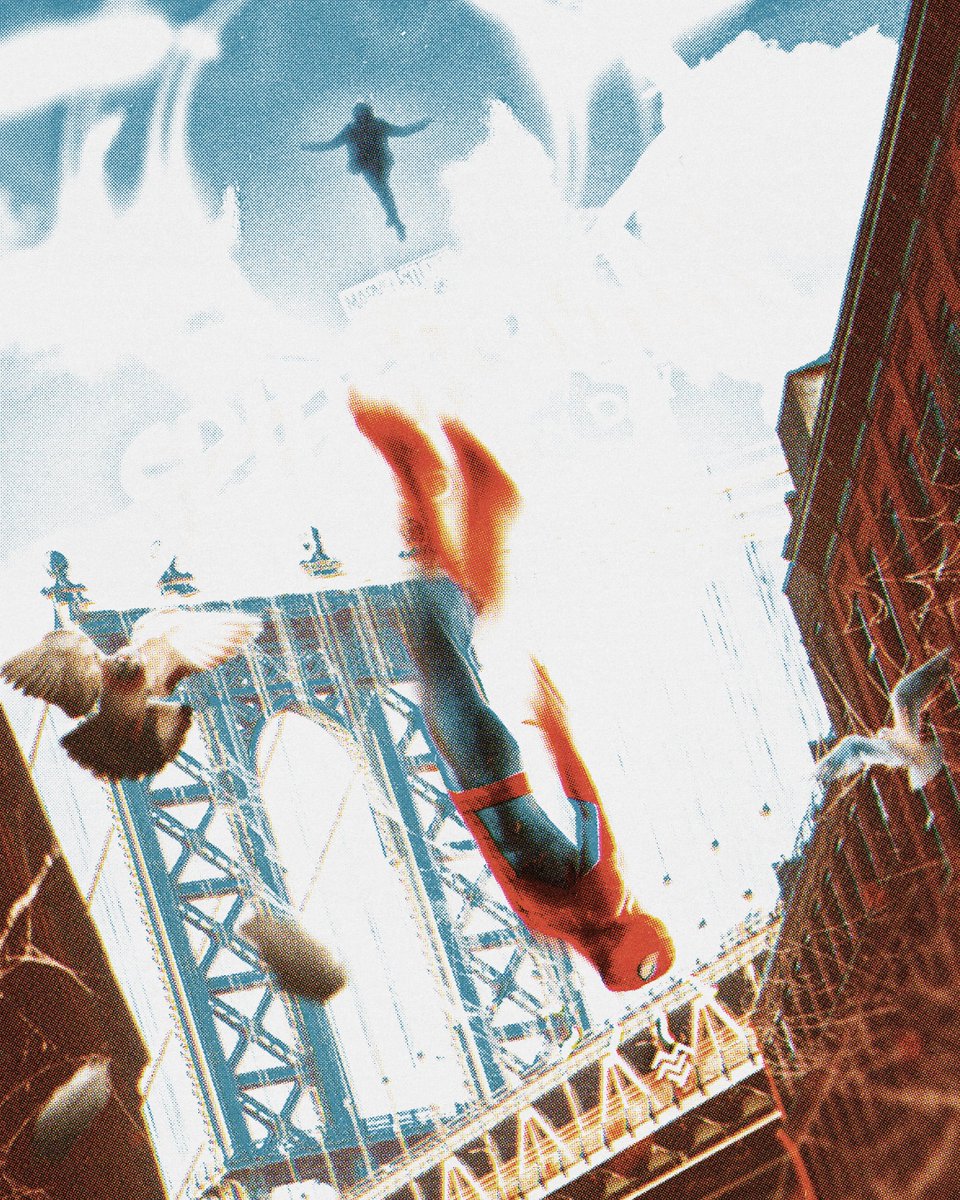 NumairHafiz16's tweet photo. Made a few halftone variations, courtesy of the amazing plugin Retratone by Texturelabs! 

Edited in @Photoshop &amp; Mockup from @envato
.
#spiderman #brandnewday #poster #comiccover #photoshop https://t.co/L02ECW4Hqq