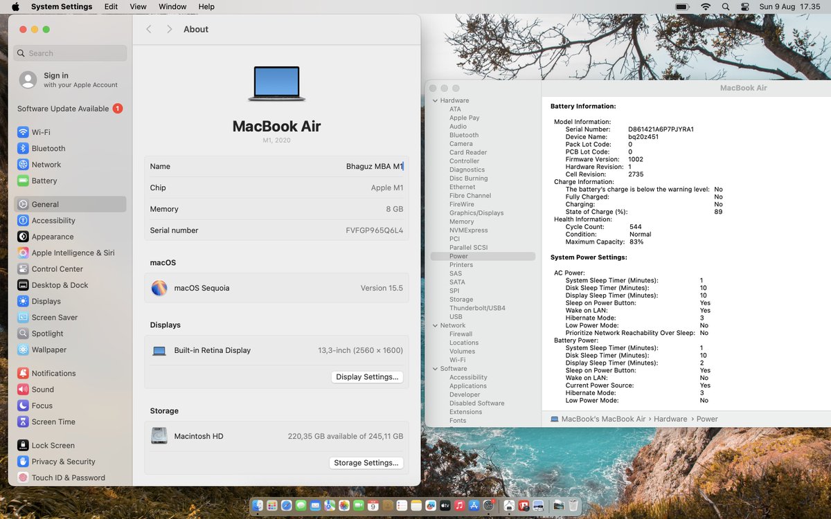 bhaguz_403's tweet photo. Dijual MacBook Air M1 nih gaes! 😍💻
Permisi mau jual MacBook Air M1 spek 256/8. Fullset warna Space Gray unit resmi 🇮🇩 ya. Semua sehat masih oke banget buat kuliah atau kerja.

Harga 9,2 juta bungkuuus! Minat cus DM alamat. Bantu RT gaes thank you 🙏🏼 https://t.co/EeXjfuZnEA