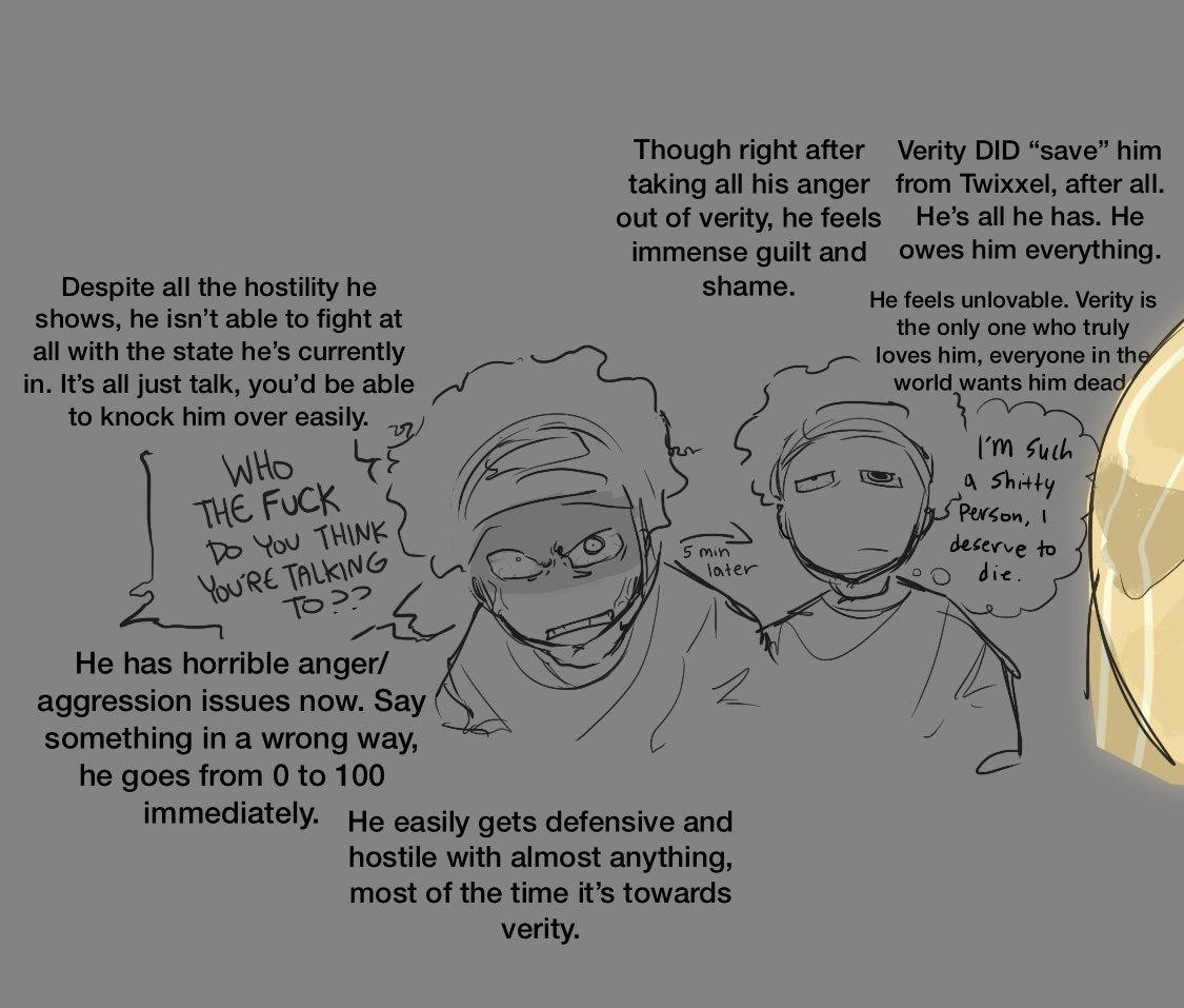 poopshitter6000's tweet photo. yoo more doodles of my au if he survived the gunshot anyone wanna read?? no?? ok #thatmob #verity #mobity https://t.co/Gez7VPeDwY