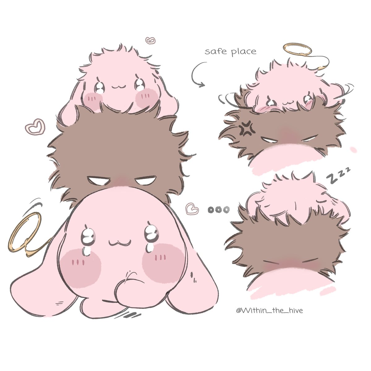 Within_the_hive's tweet photo. Little bunny with porcupine hair hahah^^
#Fanart #너는나의세상 #YouAreMyWorld https://t.co/b2YJhy54PX