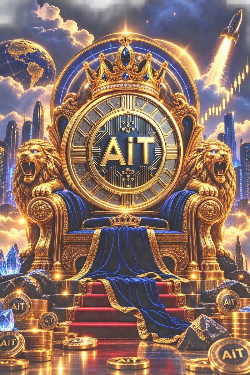 aitcoinait's tweet photo. ๐ The Rise of AiT King โ Rule the Crypto Throne ๐๐ฐ
#AiTCoin #CryptoKing #CryptoThrone #NextBigCrypto #BlockchainFuture #CryptoRise #DigitalGold #AitcoinSeason https://t.co/gshQH3bBmT
